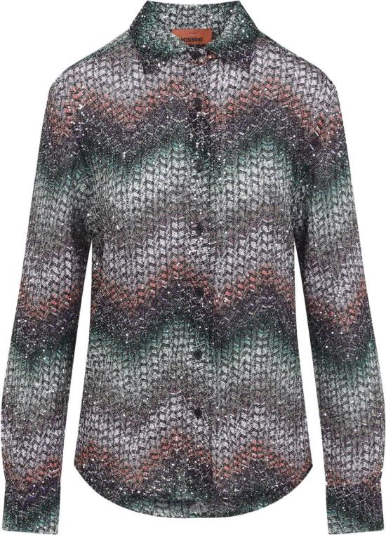26SS 미소니 긴팔 셔츠 DS26SJ0ZBC0065SMSNRMULTI DIVERS - MISSONI