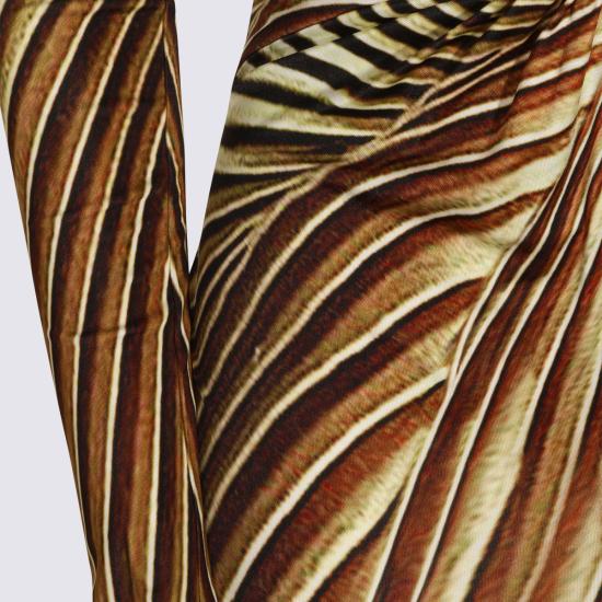 26SS 로베르토 카발리 롱 원피스 WWT113 JRS34D0980 NATURAL GOLD - ROBERTO CAVALLI