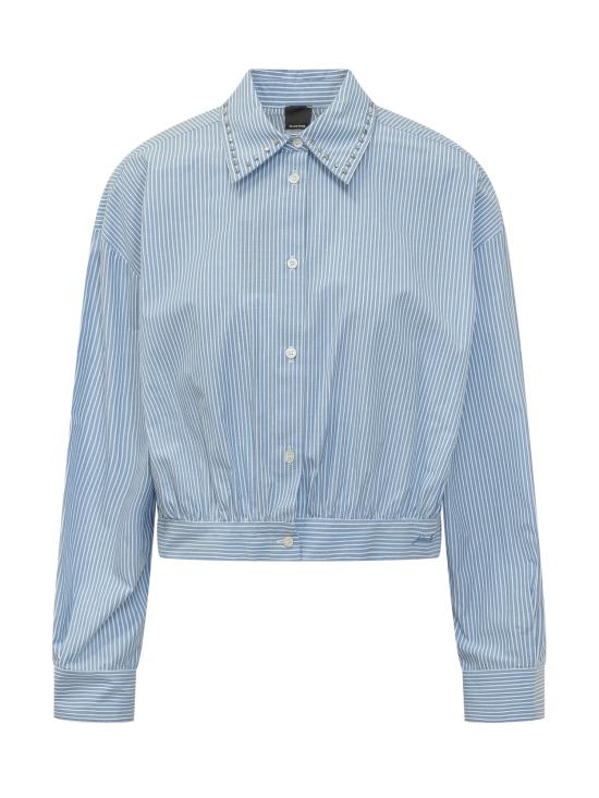 26SS 핑코 셔츠 106277A32R ZE5 BIANCO AZZURRO