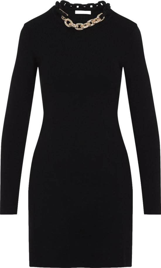  파코라반 숏 원피스 25PMRO066ML0308P001BLACK DIVERS - PACO RABANNE
