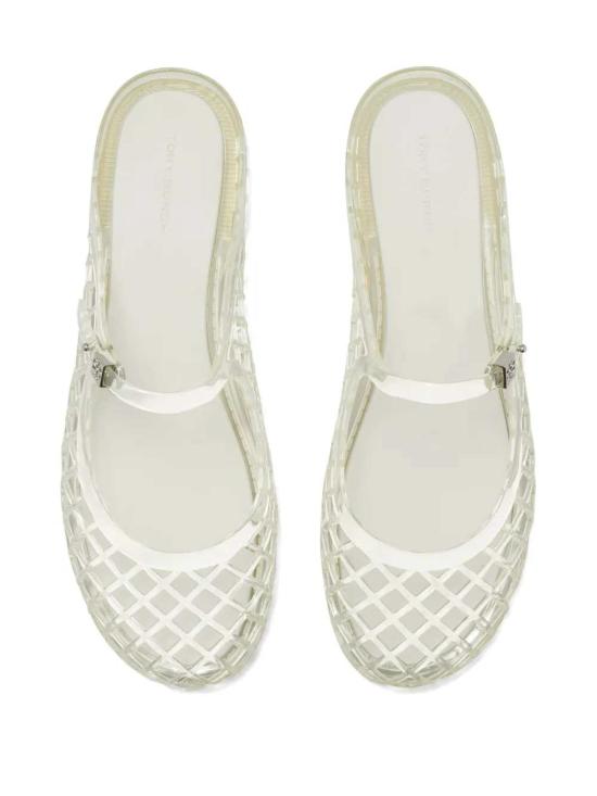 26SS 토리버치 멜로우 메리 제인 젤리 뮬 163189100 SILVER - TORY BURCH