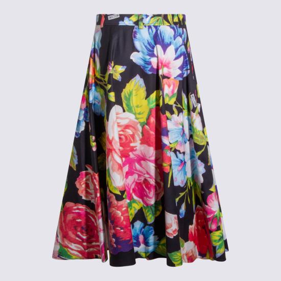26SS 모스키노 롱 스커트 261E0102 05651555 Nero - MOSCHINO