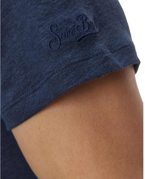 26SS 세인트바쓰 반팔 티셔츠 ECS000300119L NAVY - MC2 SAINT BARTH