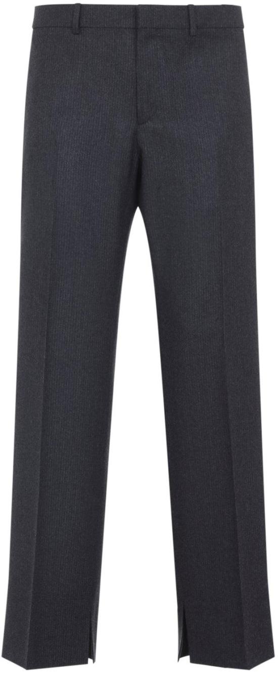 26FW 셀린느 스트라이프 울 플란넬 팬츠 RP05J772W08CRGRISCRAIE DIVERS