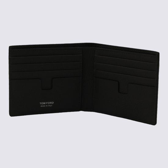 26FW 톰포드 그레인 가죽 클래식 바이폴드 지갑 Y0228 LCL158STBG SMOKE GREY - TOMFORD