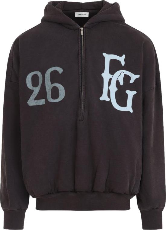 26SS 피어오브갓 후드 티셔츠 FG9M129945BHF204DARKBROWN DIVERS - FEAR OF GOD
