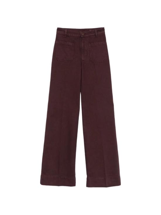 26FW 빅토리아 베컴 스트레이트 팬츠 1326DJE007252P9887 Bordeaux