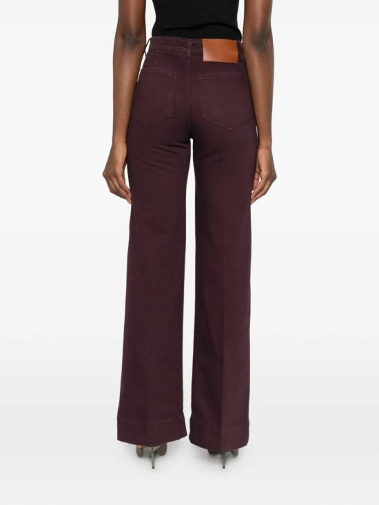 26FW 빅토리아 베컴 스트레이트 팬츠 1326DJE007252P9887 Bordeaux - VICTORIA BECKHAM