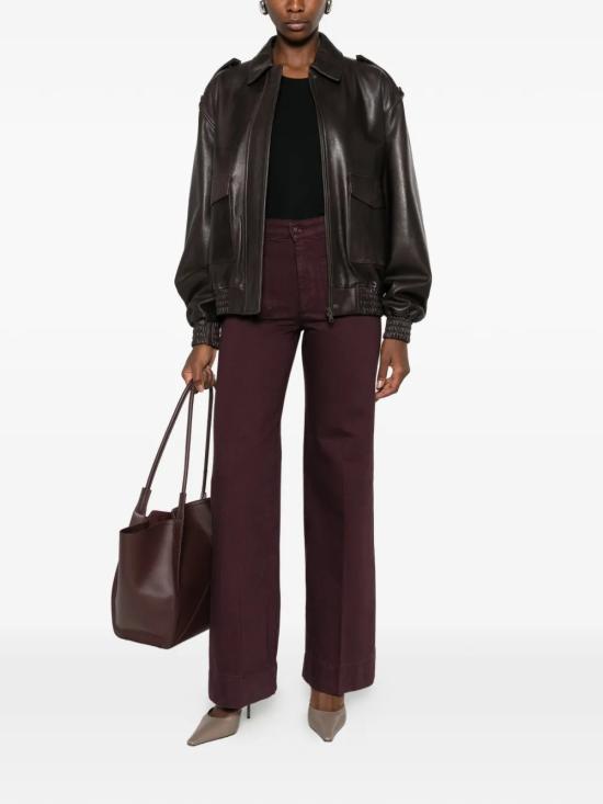 26FW 빅토리아 베컴 스트레이트 팬츠 1326DJE007252P9887 Bordeaux - VICTORIA BECKHAM