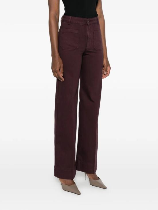 26FW 빅토리아 베컴 스트레이트 팬츠 1326DJE007252P9887 Bordeaux - VICTORIA BECKHAM