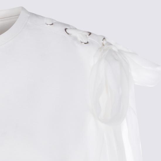 26SS 트윈셋 민소매 티셔츠 261TP2111 S2142100001 Bianco ottico - TWINSET