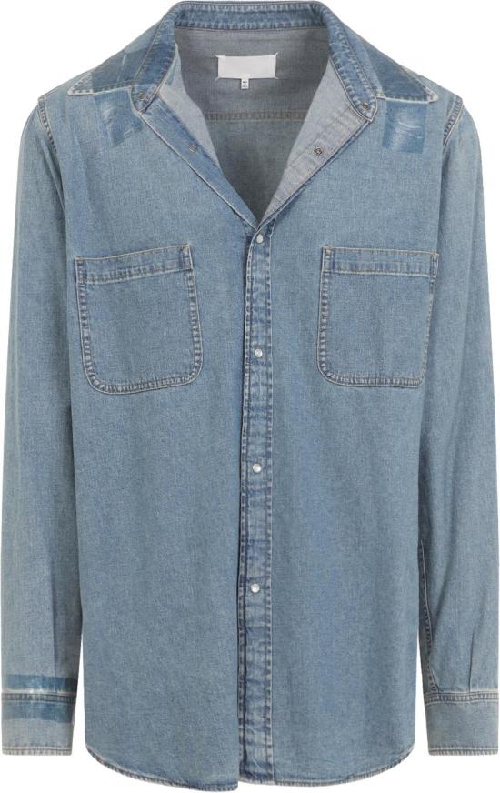 26SS 마르지엘라 데님 셔츠 S67DT0025S30815968ICEBLUE DIVERS - MAISON MARGIELA