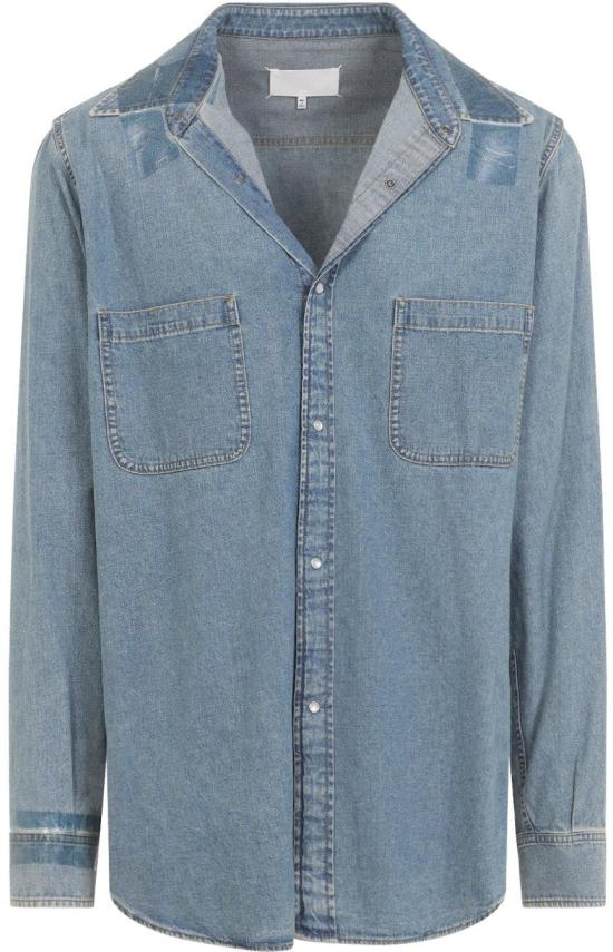 26SS 마르지엘라 데님 셔츠 S67DT0025S30815968ICEBLUE DIVERS