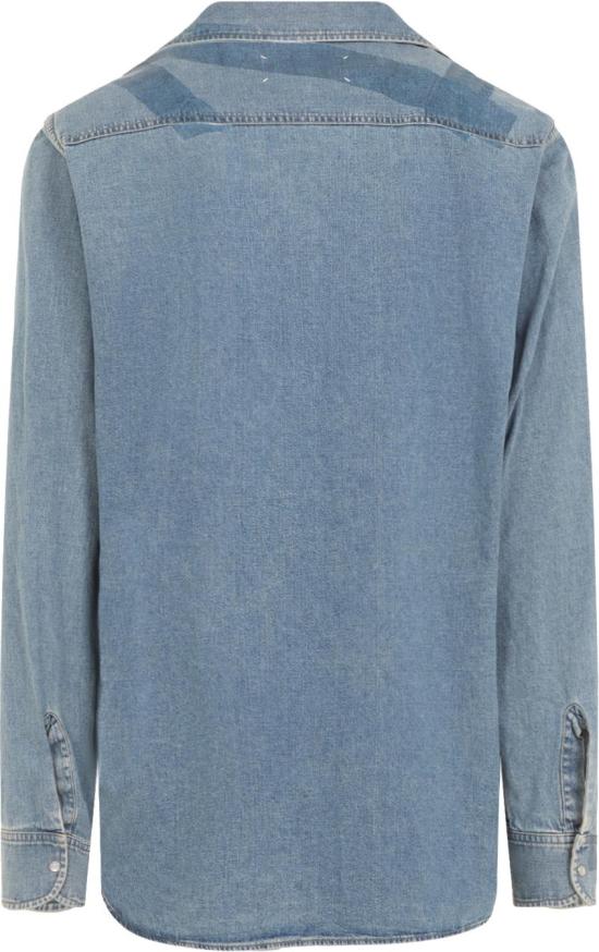 26SS 마르지엘라 데님 셔츠 S67DT0025S30815968ICEBLUE DIVERS - MAISON MARGIELA