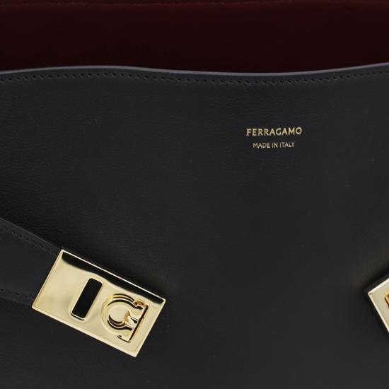 26FW 살바토레 페라가모 토트백 781694 219816007 NERO BORGOGNA - SALVATORE FERRAGAMO