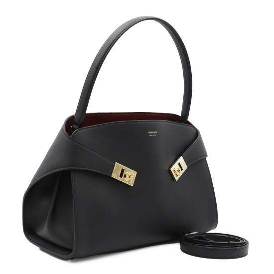 26FW 살바토레 페라가모 토트백 781694 219816007 NERO BORGOGNA - SALVATORE FERRAGAMO