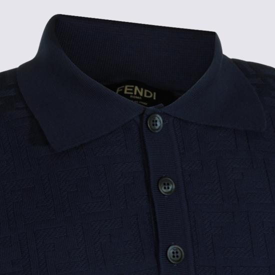 26FW 펜디 폴로 티셔츠 FZC162 AUW0F0QA2 BLUE - FENDI
