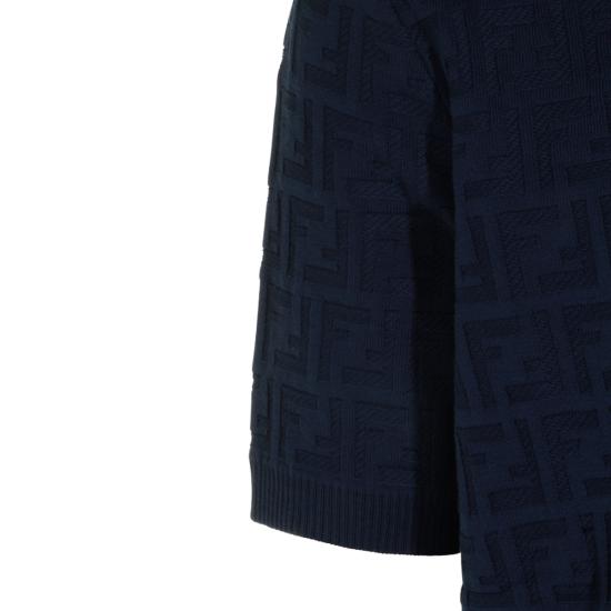 26FW 펜디 폴로 티셔츠 FZC162 AUW0F0QA2 BLUE - FENDI