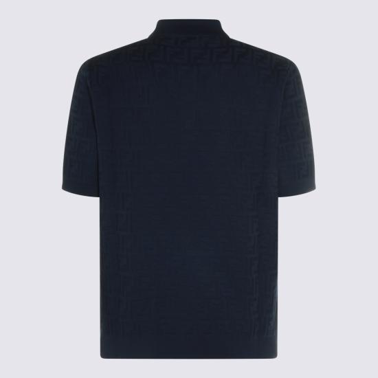 26FW 펜디 폴로 티셔츠 FZC162 AUW0F0QA2 BLUE - FENDI