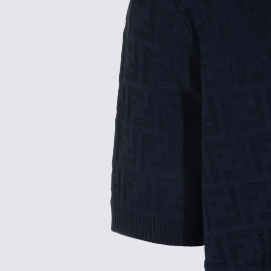 26FW 펜디 폴로 티셔츠 FZC162 AUW0F0QA2 BLUE - FENDI