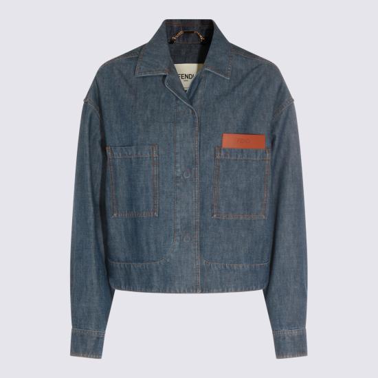 26FW 펜디 데님 자켓 FLF861 AW8HF0QB0 Denim - FENDI