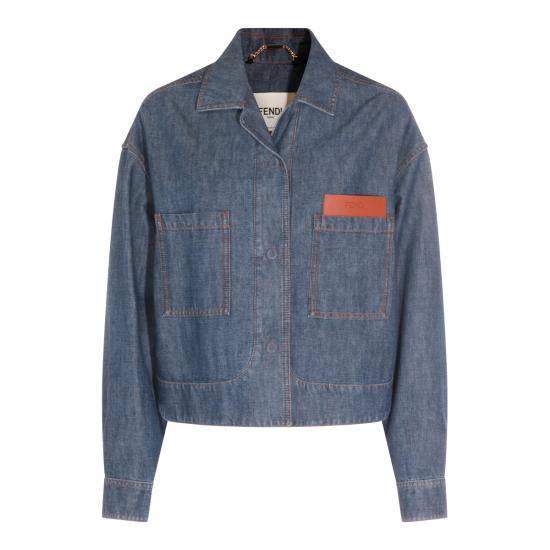 26FW 펜디 데님 자켓 FLF861 AW8HF0QB0 Denim