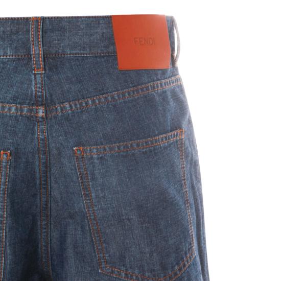 26FW 펜디 데님 숏팬츠 FLP861 AW8HF0QB0 Denim - FENDI