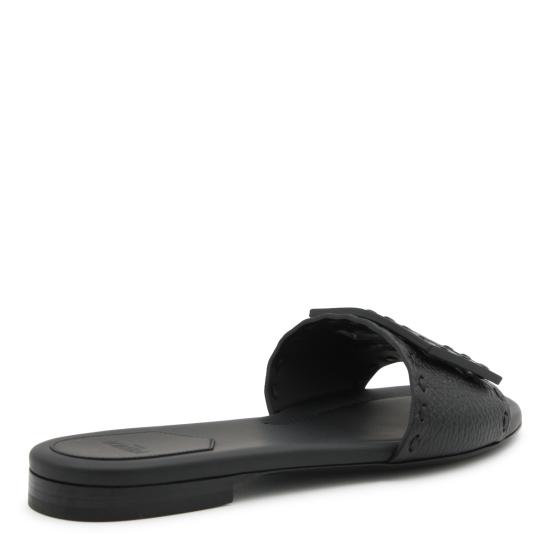 26FW 펜디 바게트 시에나 레더 슬라이드 8R8136 AQY2F0QA1 NERO - FENDI