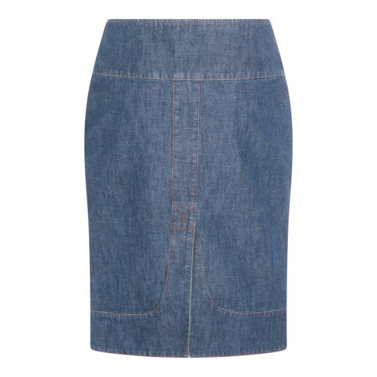 26FW 펜디 데님 스커트 FLQ609 AW8HF0QB0 Denim - FENDI