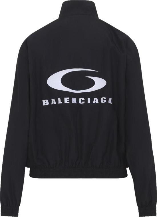 26SS 발렌시아가 루프 스포츠 트랙 수트 재킷 857683TPQ381000BLACK DIVERS - BALENCIAGA