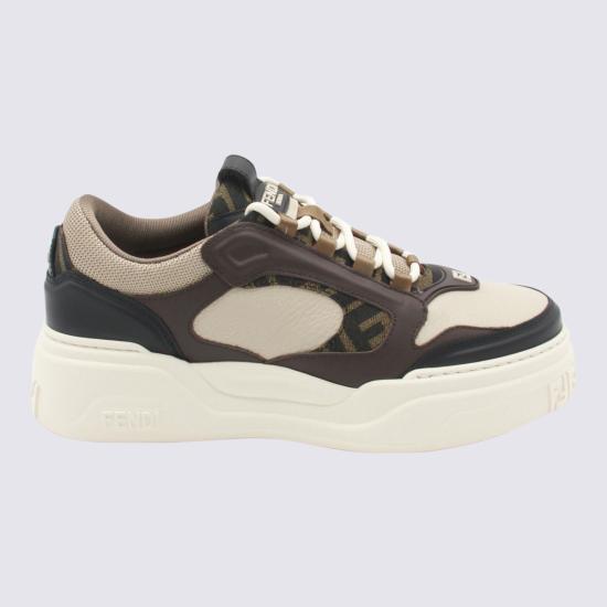 26FW 펜디 포스 스니커즈 7E1728 AU20F1T29 BLACK MILK - FENDI