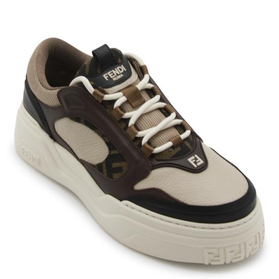 26FW 펜디 포스 스니커즈 7E1728 AU20F1T29 BLACK MILK - FENDI