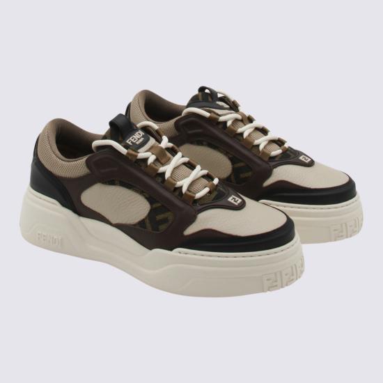 26FW 펜디 포스 스니커즈 7E1728 AU20F1T29 BLACK MILK - FENDI