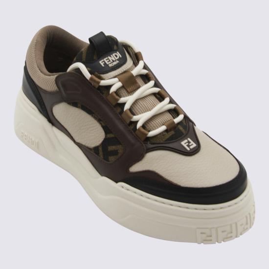 26FW 펜디 포스 스니커즈 7E1728 AU20F1T29 BLACK MILK - FENDI