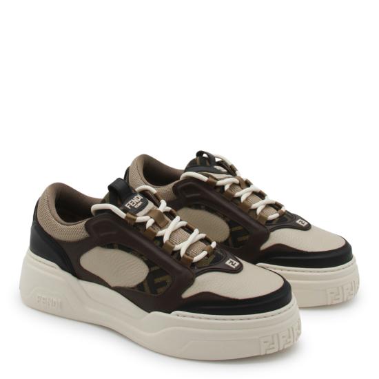 26FW 펜디 포스 스니커즈 7E1728 AU20F1T29 BLACK MILK - FENDI