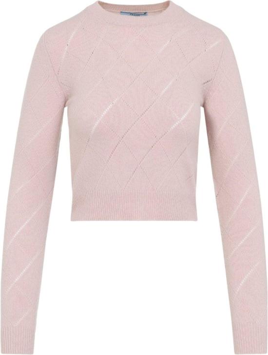25FW 프라다 긴팔 티셔츠 P24S2SSOOO171RF0028ROSA DIVERS - PRADA