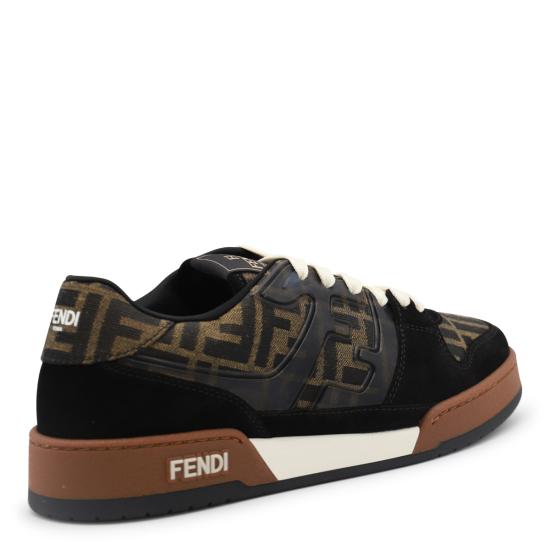26FW 펜디 매치 스니커즈 7E1688 AQ6IF1PXA BLACK BROWN - FENDI