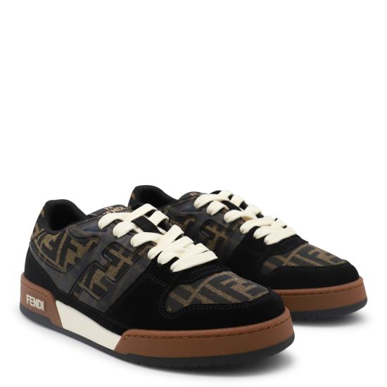 26FW 펜디 매치 스니커즈 7E1688 AQ6IF1PXA BLACK BROWN - FENDI