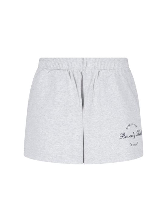 26SS 스포티앤리치 숏팬츠 SH03776257GY03 HEATHER GRAY Grey