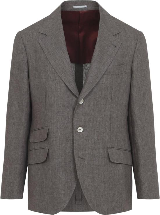 26SS 브루넬로 쿠치넬리 리넨 디컨스트럭티드 재킷 MB4307BWDC089NOCCIOLA DIVERS - BRUNELLO CUCINELLI