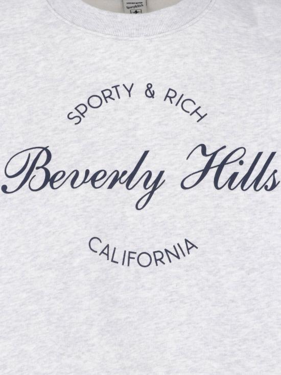 26SS 스포티앤리치 스웨터 ST09876257GY03 HEATHER GRAY NAVY Grey - SPORTY & RICH