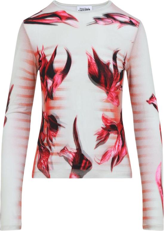  장 폴 고티에 긴팔 티셔츠 2533FTO264T581422030422030MINTPALEPINKRED DIVERS - JEAN PAUL GAULTIER