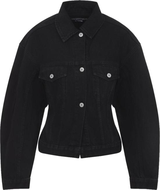 26SS 자크뮈스 데님 자켓 JAW00027AD00039990BLACK DIVERS - JACQUEMUS