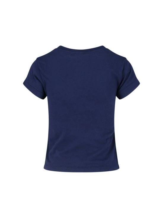 26SS 스포티앤리치 반팔 티셔츠 TO11176218BL106 DARK NAVY WHITE Blue - SPORTY & RICH