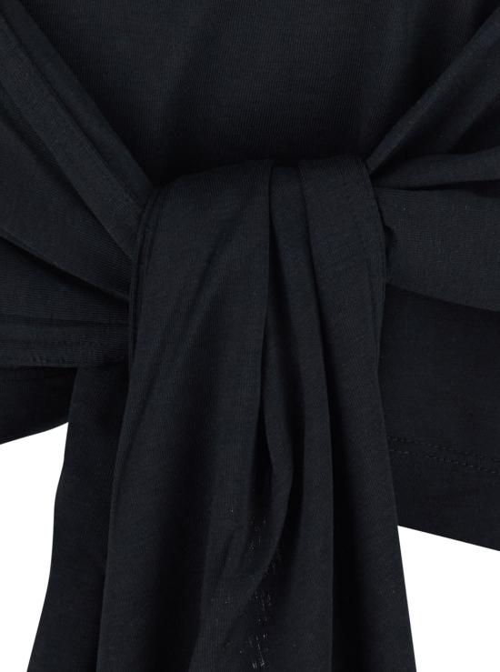 26FW 토템 반팔 티셔츠 263WRT0755FB0419001 Black - TOTEME