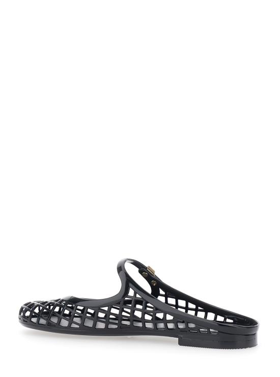 26FW 토리버치 멜로우 메리 제인 젤리 뮬 163189013 Black - TORY BURCH
