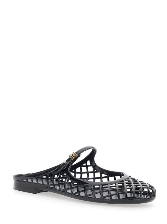 26FW 토리버치 멜로우 메리 제인 젤리 뮬 163189013 Black - TORY BURCH