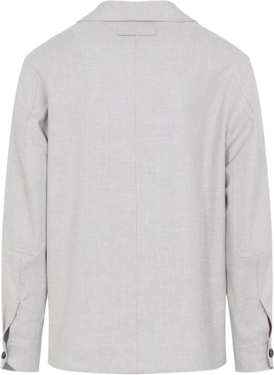 26SS 에르메네질도제냐 긴팔 셔츠 UHV22A3SOT6BN07BEIGEMEDIO DIVERS - ERMENEGILDO ZEGNA