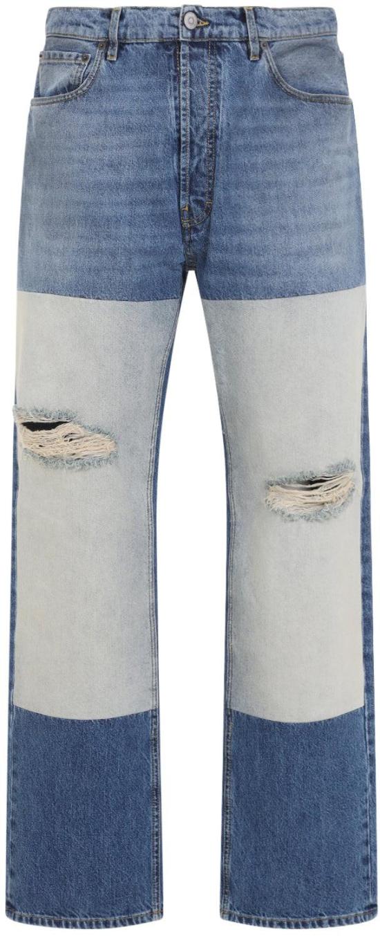26SS 마르지엘라 패치드 패널 스트레이트 진 S67LA0047M30066961MEDIUMBLUE DIVERS