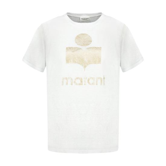 26FW 이자벨마랑 즈웰 로고 티셔츠 TS0001FB A1N10E WHLG WHITE